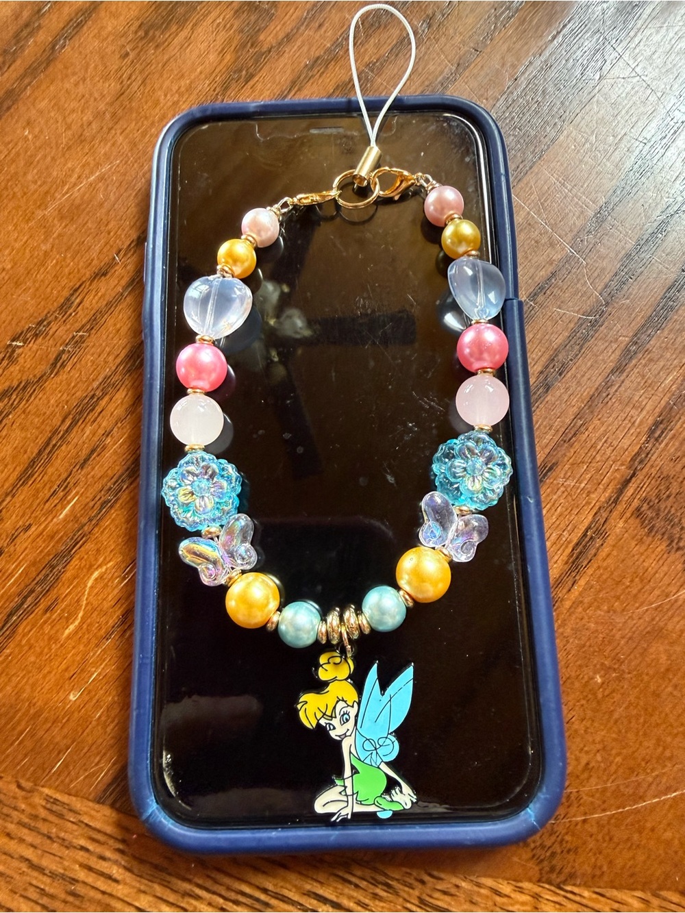 Disney Tinker Bell Phone Charm Bracelet - Multicolor